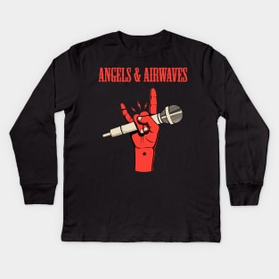 ANGELS AIRWAVES BAND Kids Long Sleeve T-Shirt